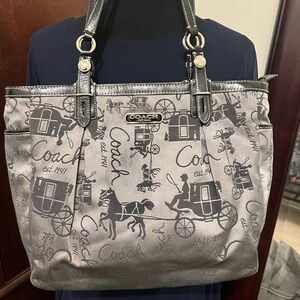 Coach Legacy Jacquard Tote